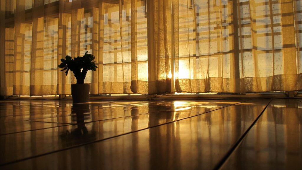 How To Choose The Perfect Curtains For Your Space early morning, balcony, curtain, nature, yang guang, sunrise, hope, calmly, cozy, time