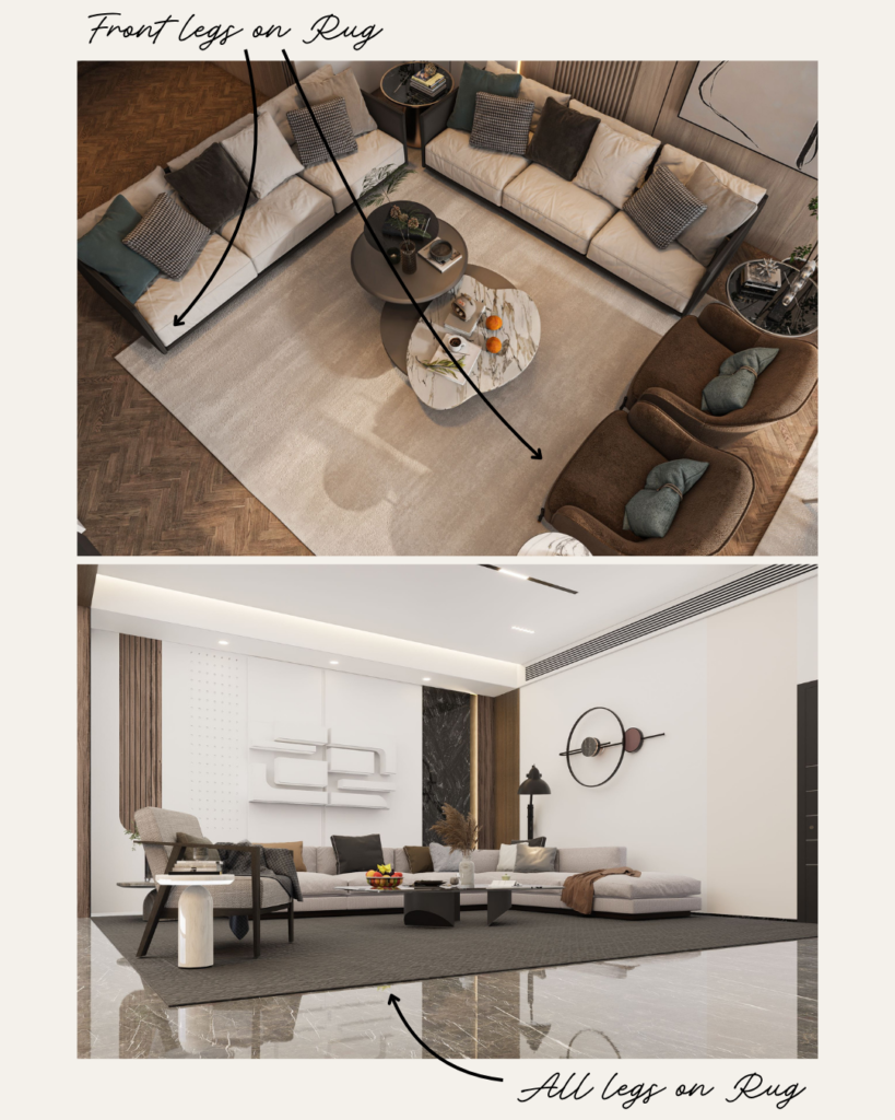 rug variations for living room