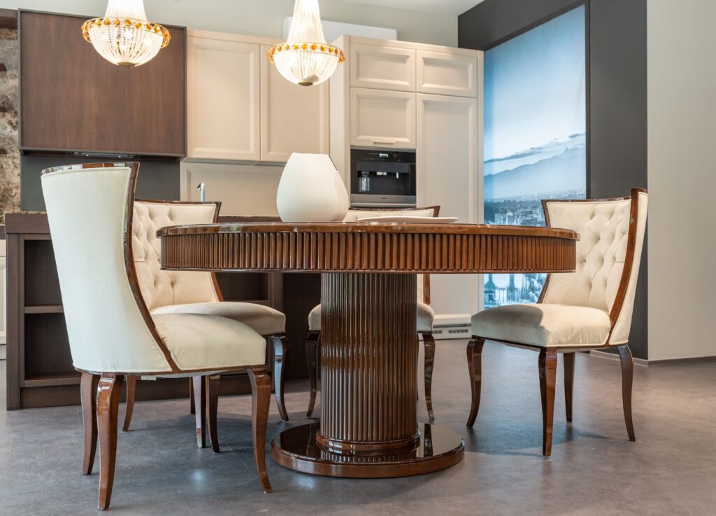 pedestal dining table