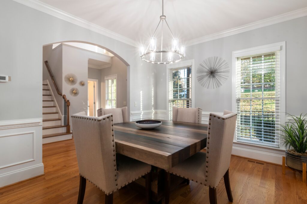 square dining table